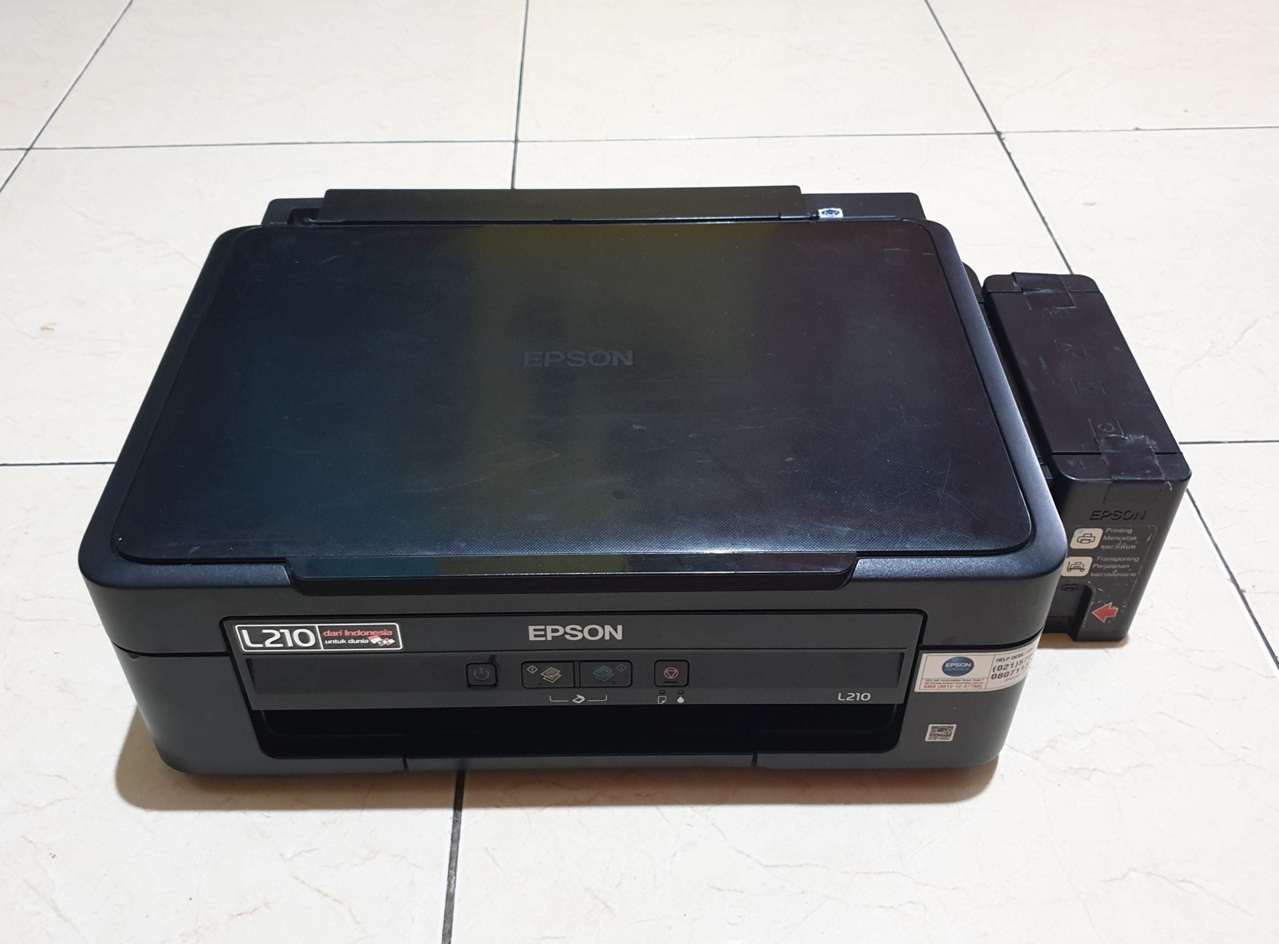 Printer Epson L210 Print Scan Dan Copy Normal Loak in