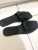 Sandal Flat Zara original, second mulus, warna hitam doff