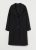 H&M black oversized wool coat