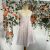 R00022 – DRESS TIDUR TANPA LENGAN PIYAMA KATUN (Putih pink)